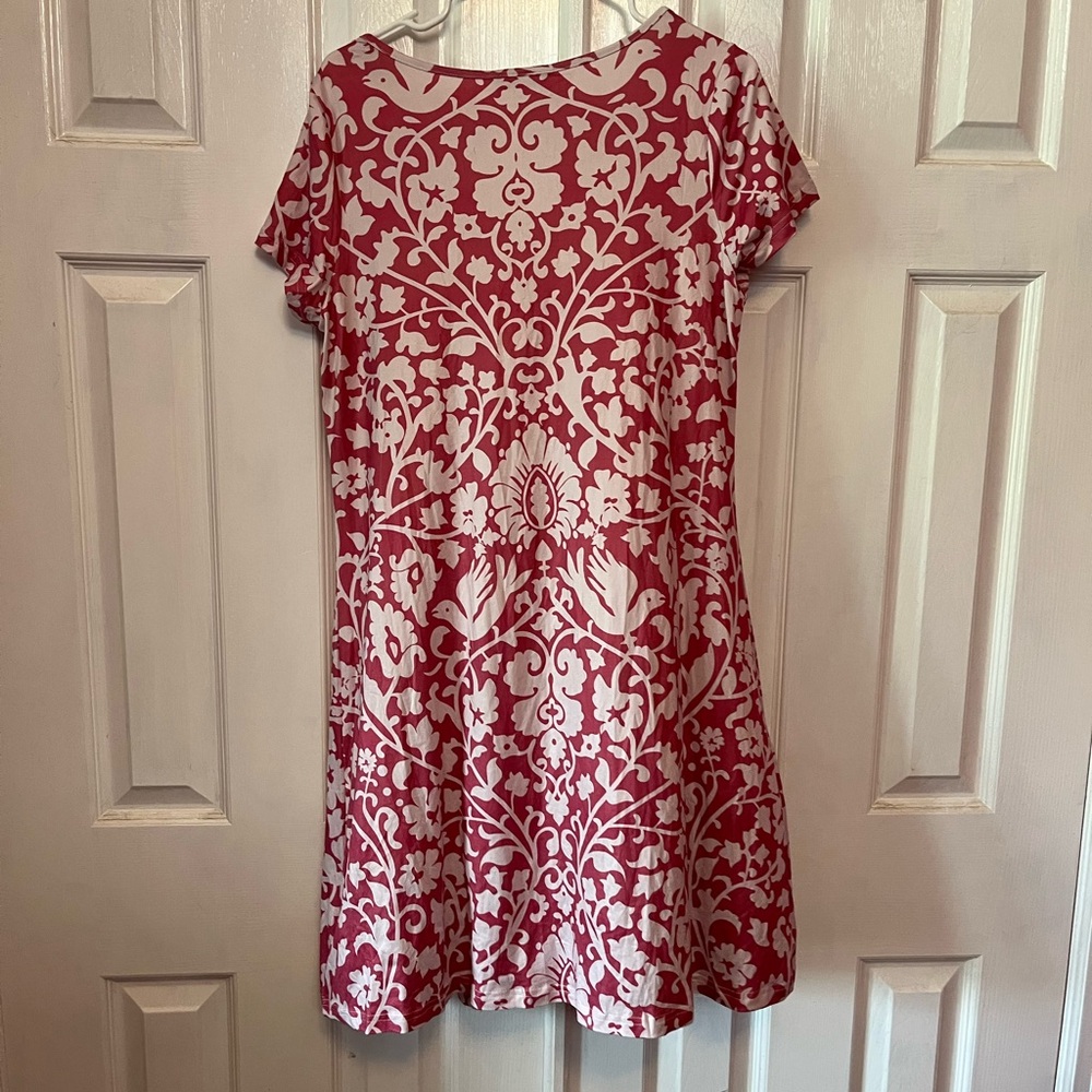 Noracora Red and White A-line Dress - Picture 2 of 4